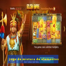 jogo de mistura de elementos